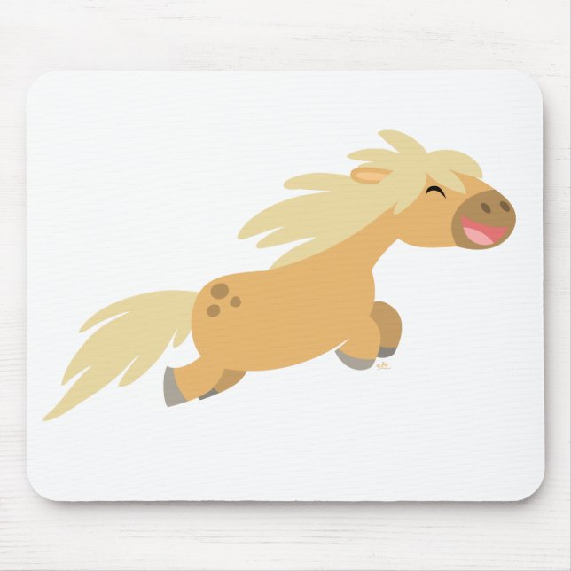 Alfombrilla De Ratón Personalizado Cute Palomino Pony mousepad (Frente)