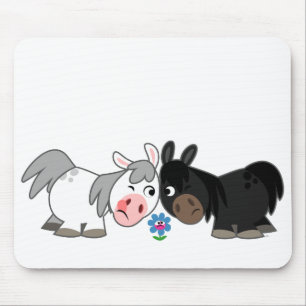 Alfombrilla De Ratón Personalizado Cute Ponies Standoff Mousepad