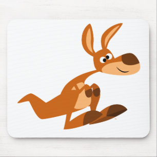 Alfombrilla De Ratón Personalizado Cute Silly Kangaroo Mousepad