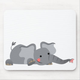 Alfombrilla De Ratón Personalizado Cute Sneaky Elephant Mousepad