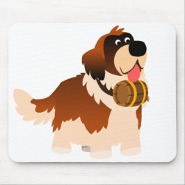 Alfombrilla De Ratón Personalizado Cute St Bernard Mousepad