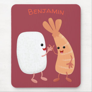 Alfombrilla De Ratón Personalizado de amigos de la pradera de arroz dul