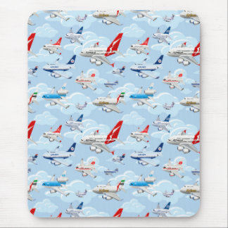 Alfombrilla De Ratón Personalizado de aviones comerciales sin problemas