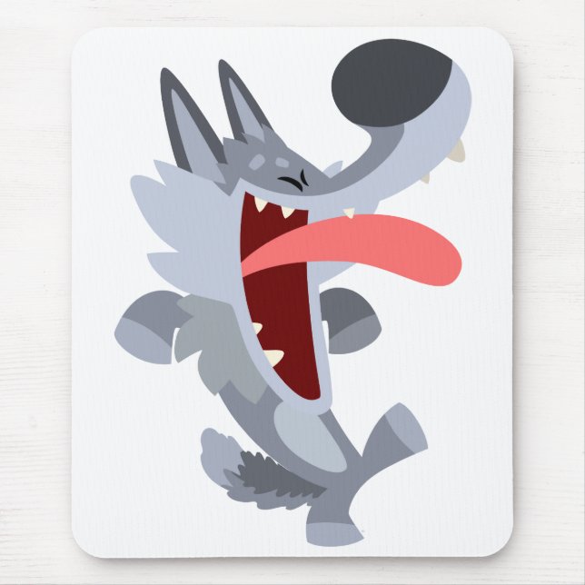 Alfombrilla De Ratón Personalizado de baile lindo Wolf Mousepad (Frente)