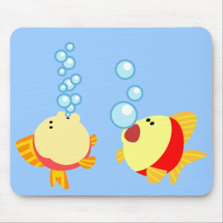 Alfombrilla De Ratón Personalizado de burbuja cutáneo Fish Mousepad