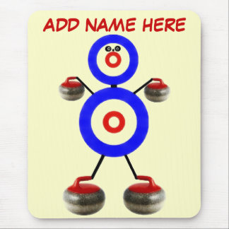 Alfombrilla De Ratón Personalizado de curling personalizado