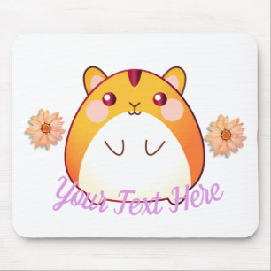 Alfombrilla De Ratón Personalizado de Cute Kawaii Hamster