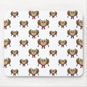 Alfombrilla De Ratón Personalizado de esquiar de búho
