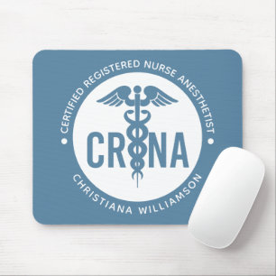 Alfombrilla De Ratón Personalizado de la CRNA Certificado de enfermero 