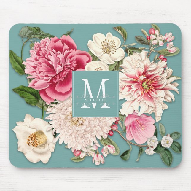 Alfombrilla De Ratón Personalizado de la Fábrica de la Monografía Flora (Frente)