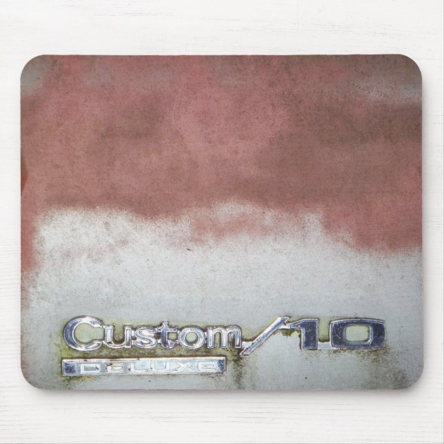 Alfombrilla De Ratón personalizado de lujo rosa y blanco (Frente)