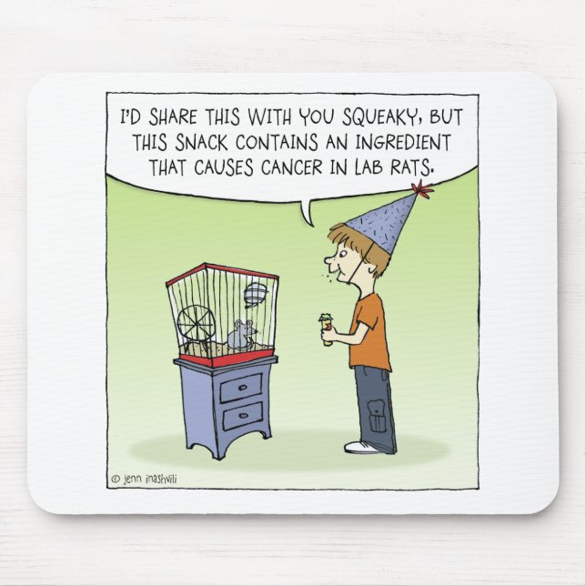 Alfombrilla De Ratón Personalizado de niños que se están comiendo (Frente)