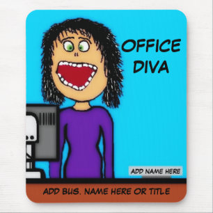 Alfombrilla De Ratón Personalizado de Office Diva