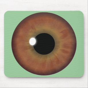 Alfombrilla De Ratón Personalizado de ojos marrones Guay Mouse Pad