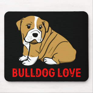Alfombrilla De Ratón Personalizado de regalo de Bulldog inglés lindo pe