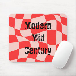 Alfombrilla De Ratón Personalizado Diseño Guay coloreado rojo Patrón de