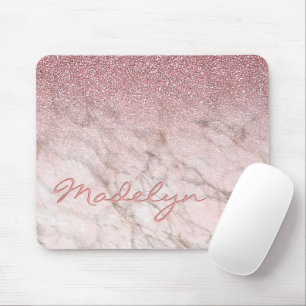 Alfombrilla De Ratón Personalizado Dusty Rubor Mauve Gris rosado Marcad