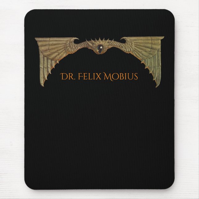 Alfombrilla De Ratón Personalizado el ojo volador de ciencia ficción (Frente)