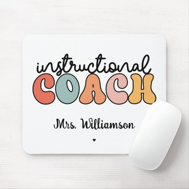 Alfombrilla De Ratón Personalizado Entrenador de Educación Retro (Con ratón)