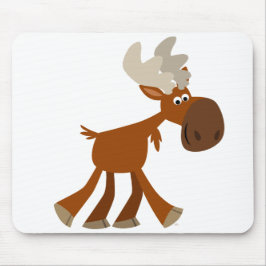 Alfombrilla De Ratón Personalizado feliz, Moose Mousepad