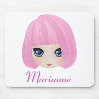 Alfombrilla De Ratón Personalizado femenino Mousepad de Marianne del