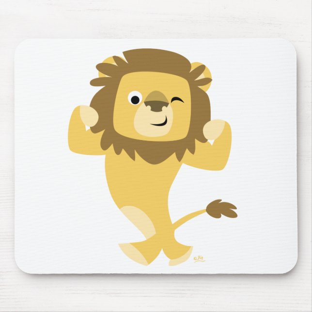 Alfombrilla De Ratón Personalizado fuerte Lion mousepad (Frente)