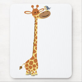 Alfombrilla De Ratón Personalizado Giraffe y amigo mousepad