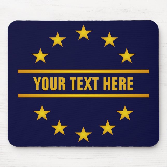 Alfombrilla De Ratón PERSONALIZADO GOLDEN STARS mousepad (Frente)