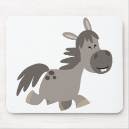 Alfombrilla De Ratón Personalizado Gray Pony Mousepad