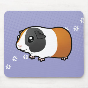 Alfombrilla De Ratón Personalizado Guinea Cerdo (pelo liso)