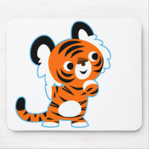 Personalizado Interesado Cute Tiger Mousepad