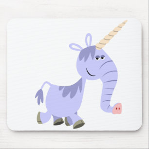 Alfombrilla De Ratón Personalizado inusual de Cute Unicorn Mousepad