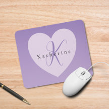 Personalizado Lilac Monograma Nombre