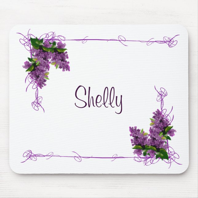 Alfombrilla De Ratón Personalizado Lilacs Mousepad (Frente)