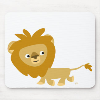 Alfombrilla De Ratón Personalizado lindo caminando León Mousepad