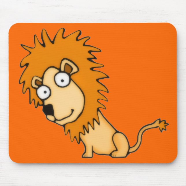 Alfombrilla De Ratón Personalizado Lion Mousepad (Frente)