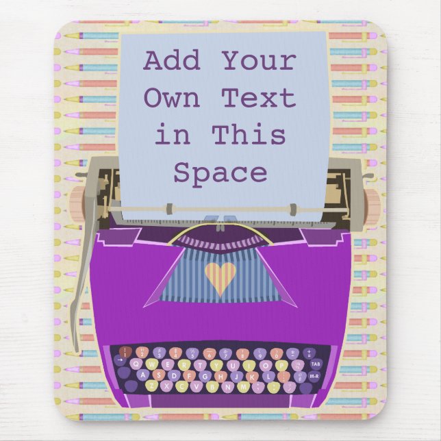 Alfombrilla De Ratón Personalizado moderno de los mediados de siglo (Frente)