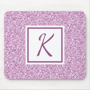 Alfombrilla De Ratón Personalizado Monograma Espuma rosa Mousepad