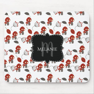 Alfombrilla De Ratón Personalizado Mouse Pad Whimisal Red Mushroom Gard
