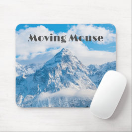 Alfombrilla De Ratón Personalizado Moving Mouse Text Sky Image Mousepad