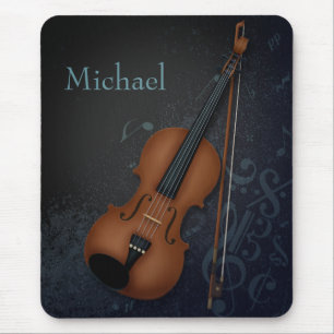 Alfombrilla De Ratón Personalizado negro violinista de Haute Bohème