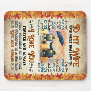 Alfombrilla De Ratón Personalizado Para Mi Esposa Del Esposo Nunca Olvi
