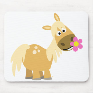 Alfombrilla De Ratón Personalizado Pony y Flower mousepad