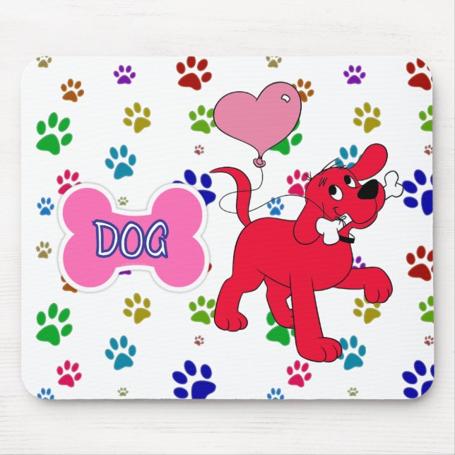 Alfombrilla De Ratón Personalizado Red Dog Personalizar Gel Mouse Pad (Frente)