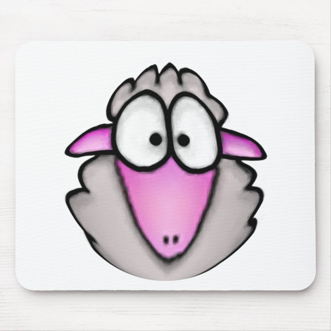 Alfombrilla De Ratón Personalizado Sheep Mousepad (Frente)