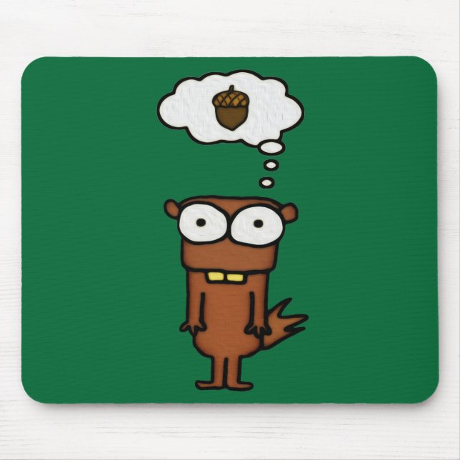 Alfombrilla De Ratón Personalizado Squirrel (Frente)