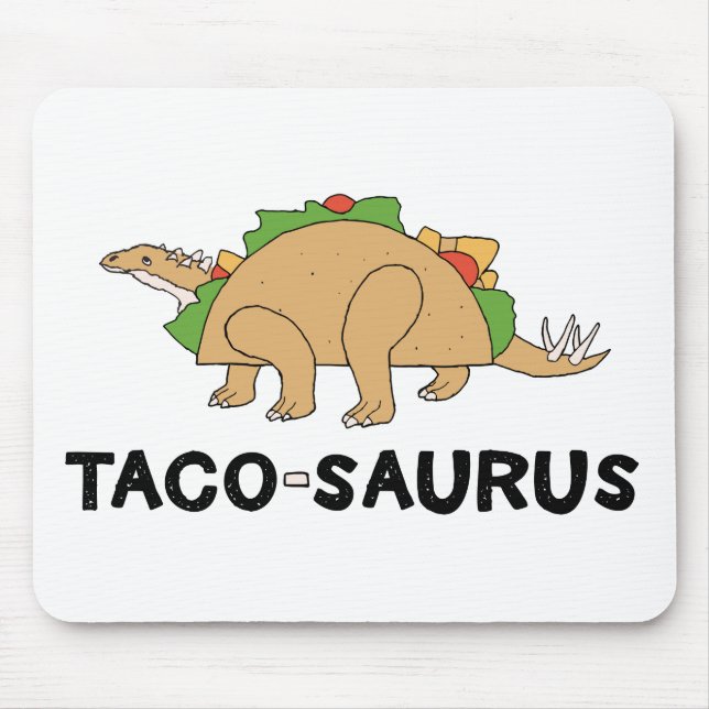 Alfombrilla De Ratón Personalizado Taco Dinosaur Tacosaurus Rex (Frente)