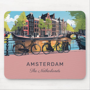 Alfombrilla De Ratón Personalizado Textos Ámsterdam
