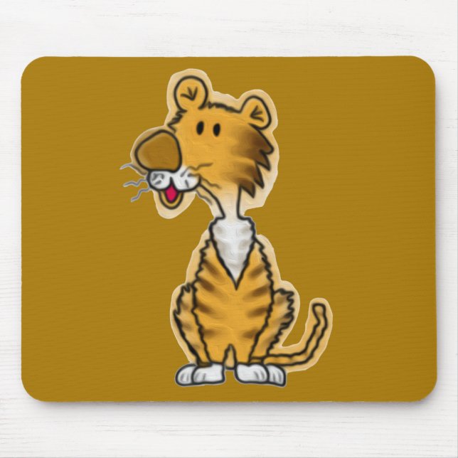 Alfombrilla De Ratón Personalizado Tiger (Frente)