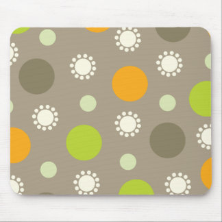 Alfombrilla De Ratón Personalizado verde anaranjado retro Mousepad del
